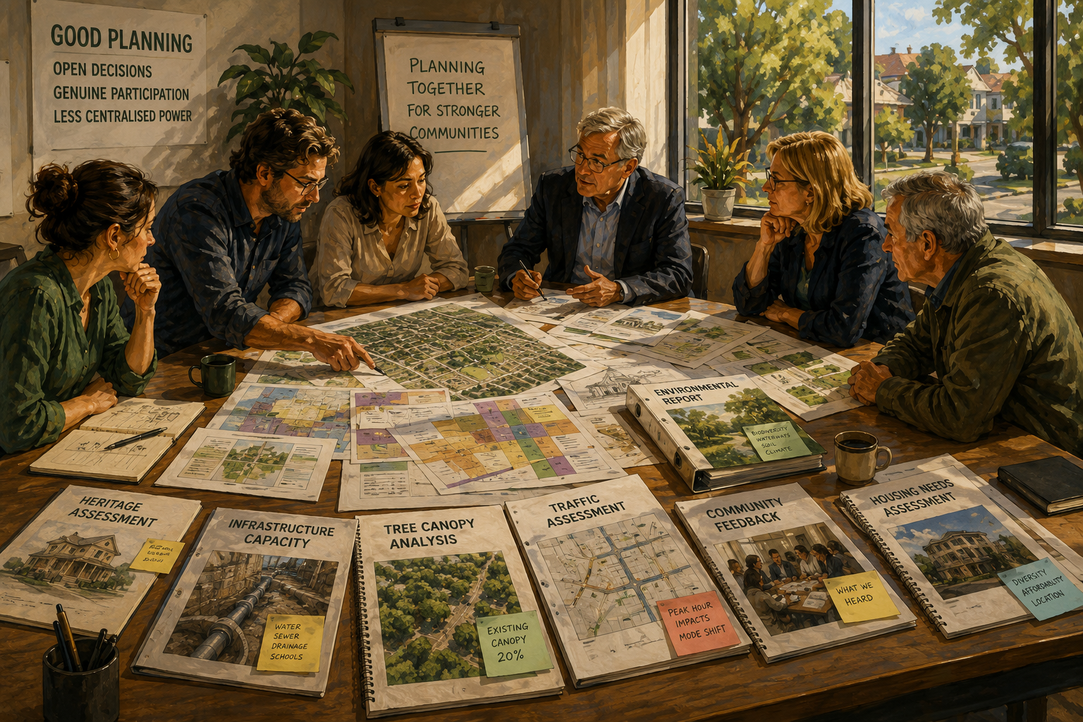Transparent, accountable & efficient planning